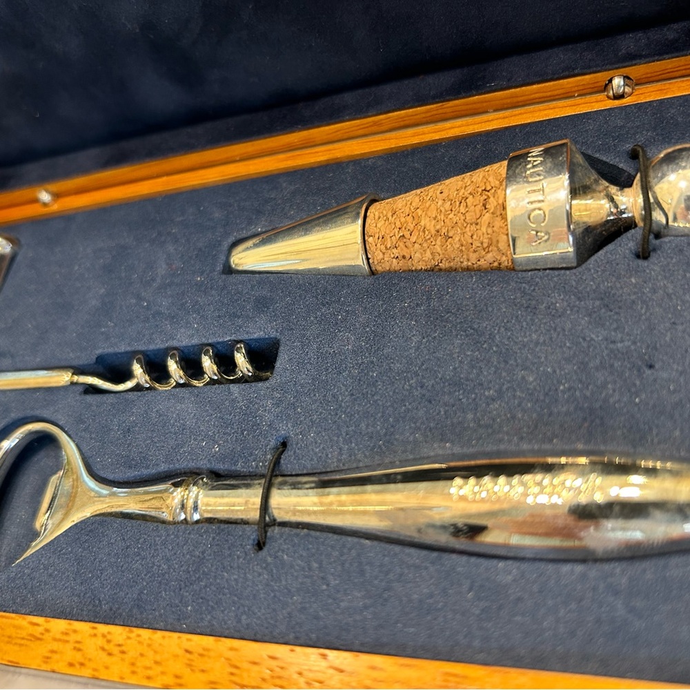 FREE with purchase: Nautica 3-piece set Stainless Steel Wine/Bottle Open… - Picture 2 of 13